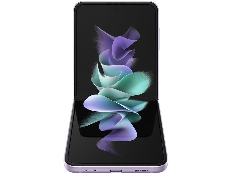 Smartphone Samsung Galaxy Z Flip3 256GB Violeta 5G - 8GB RAM Tela
